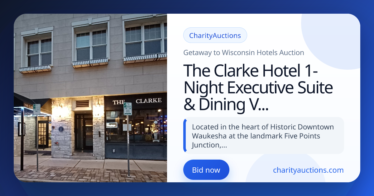 The Clarke Hotel 1-Night Executive Suite & Dining Voucher