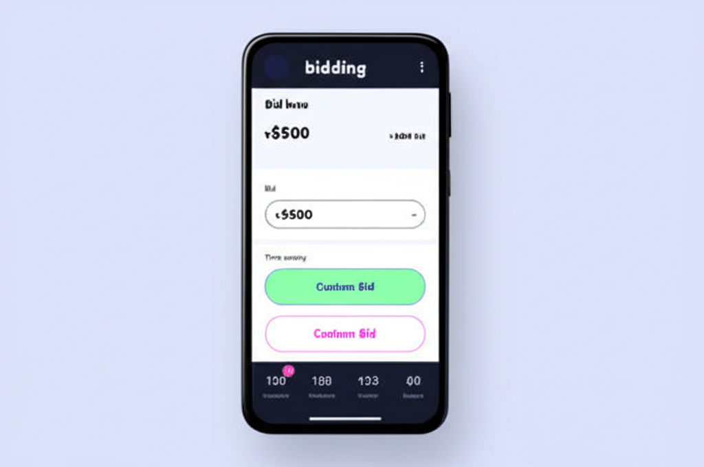 Mobile Bidding Experience
