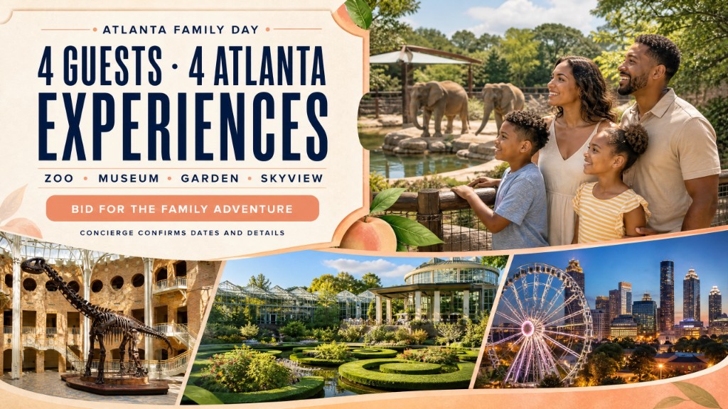 Atlanta Family Day hero for four: zoo, museum, garden, SkyView. Hotel not included.
