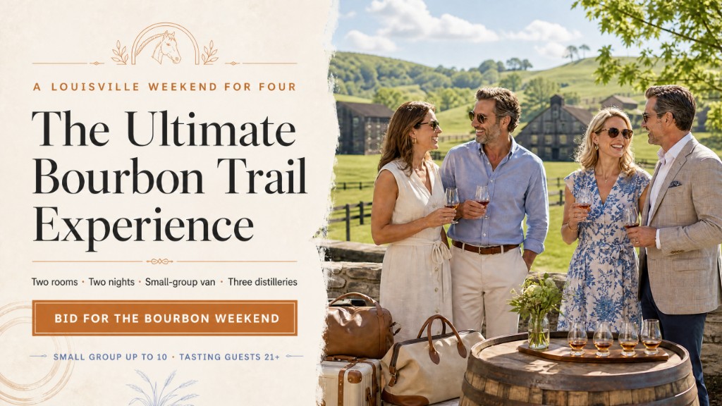 Ultimate Bourbon Trail Experience hero for four: two nights, two rooms, three distilleries
